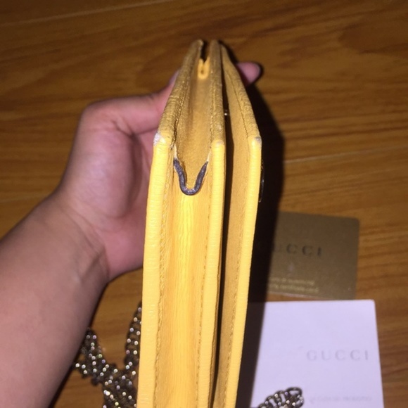 Gucci Chain Strap Wallet Clutch Betty Woc BAG - Picture 3 of 8